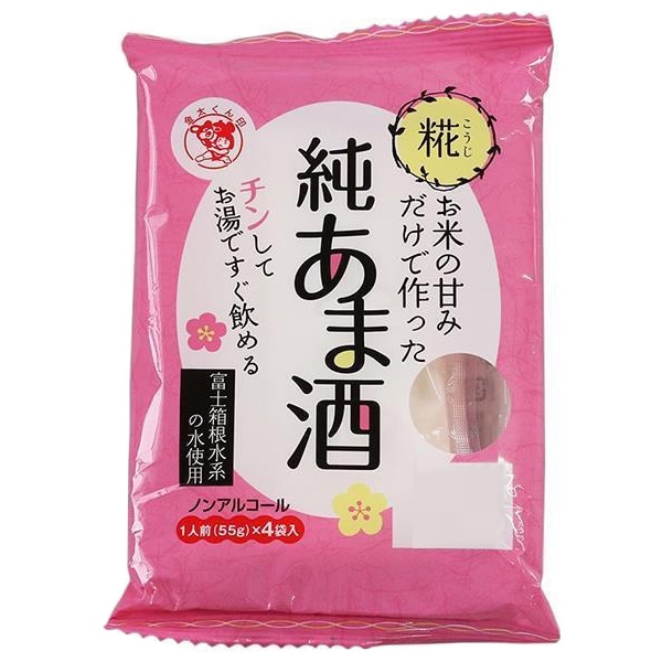 伊豆フェルメンテ お米の甘みだけで作った純あま酒 (55g×4食)×12袋入×(2ケース)