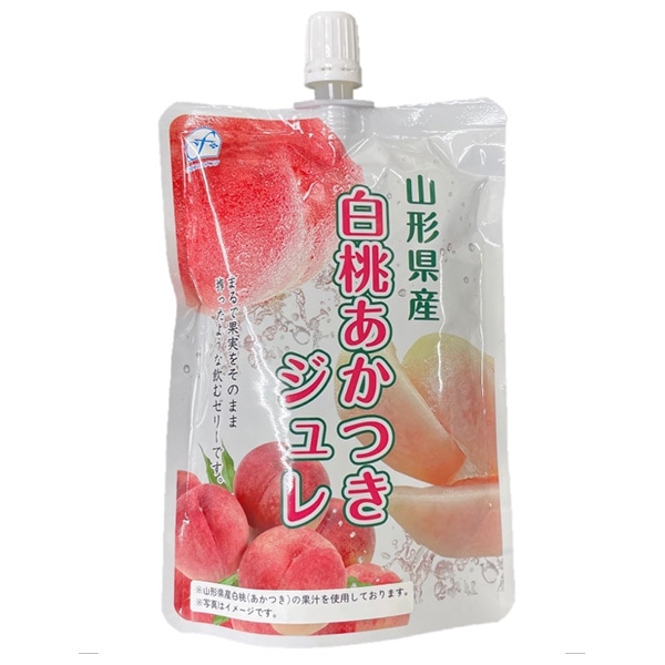 伊豆フェルメンテ 山形県産 白桃あかつきジュレ 150g×10袋入