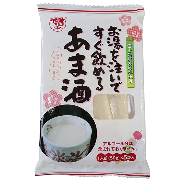 伊豆フェルメンテ お湯を注いですぐ飲めるあま酒 (50g×5食)×12袋入×(2ケース)