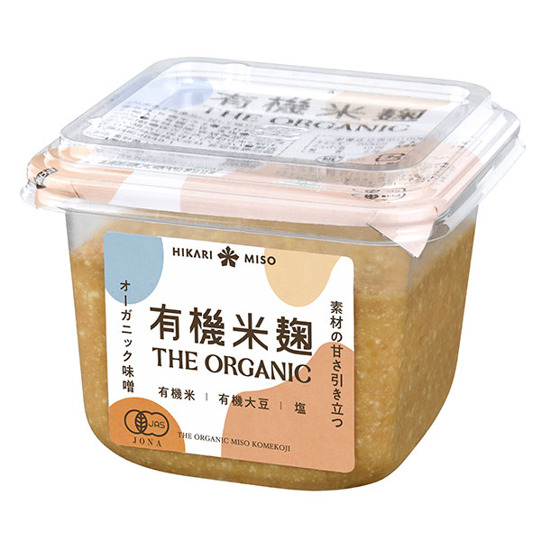 ひかり味噌 THE ORGANIC 有機米麹 400g×8個入×(2ケース)