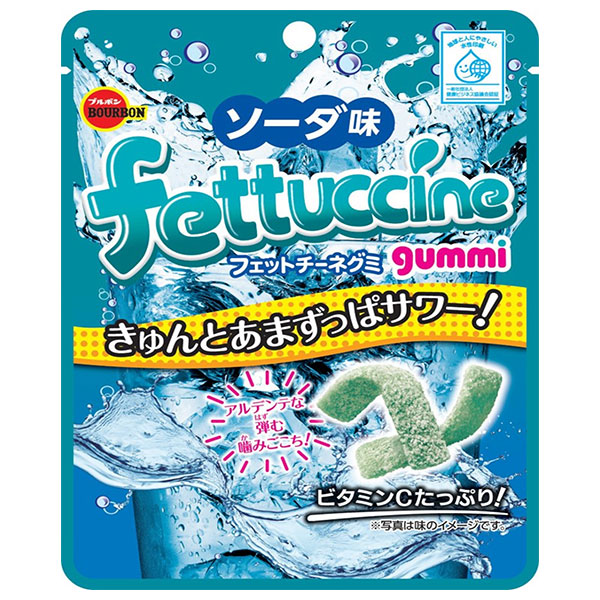 ブルボン フェットチーネグミ ソーダ味 50g×10個入