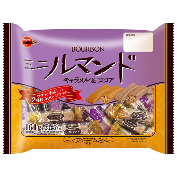 ブルボン ミニルマンド キャラメル&ココア 161g×12袋入