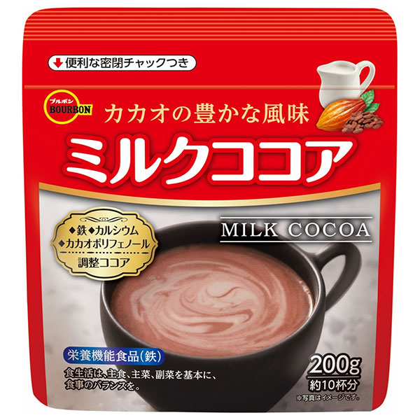 ブルボン ミルクココア 200g×24袋入