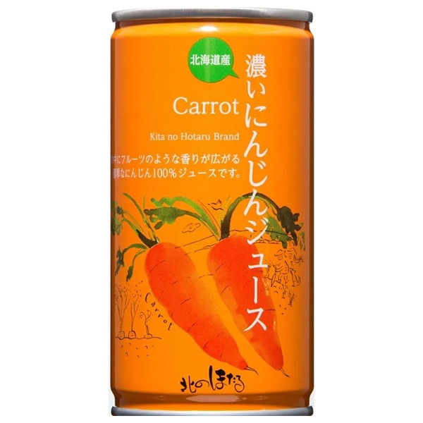 コーミ北のほたるファクトリー 濃いにんじんジュース 190g缶×20本入
