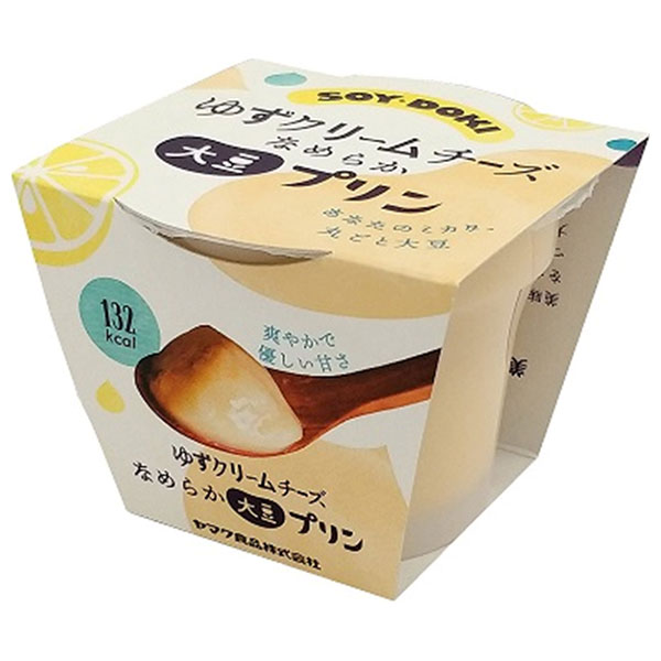 ヤマク食品 大豆プリン ゆずクリームチーズ 100g×12個入×(2ケース)