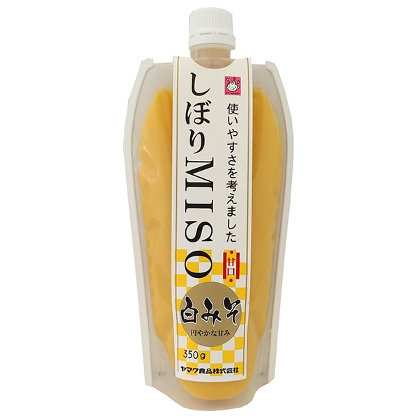 ヤマク食品 しぼりMISO 白みそ 350g×10袋入