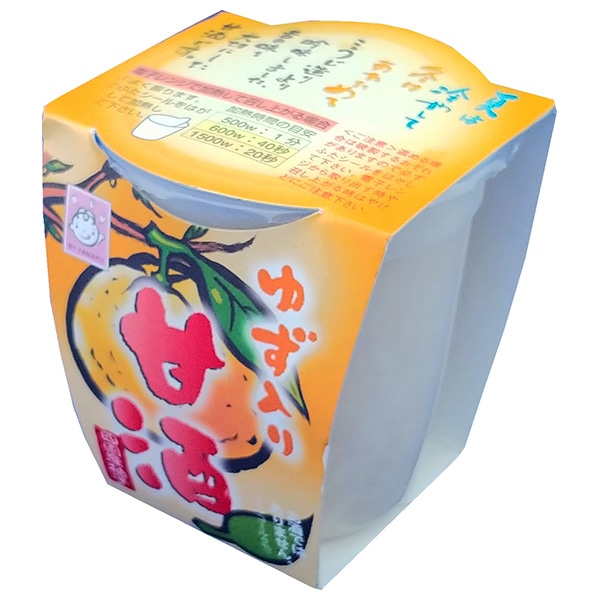 ヤマク食品 ゆず入り甘酒 180g×12個入×(2ケース)