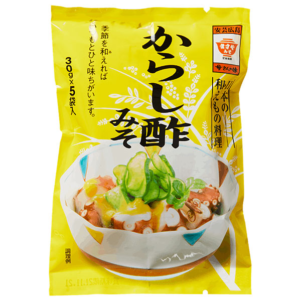 ますやみそ からし酢みそ 150g(30g×5袋)×12袋入