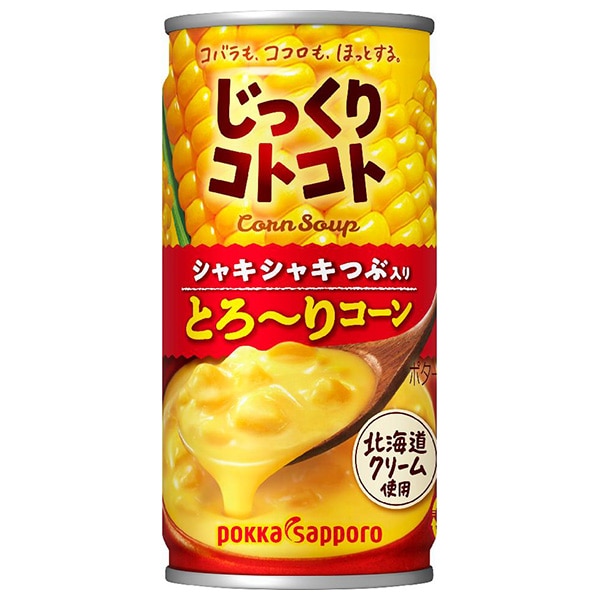 ポッカサッポロ じっくりコトコト とろ~りコーン 190g缶×30本入
