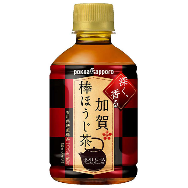 ポッカサッポロ 加賀棒ほうじ茶 275mlペットボトル×24本入