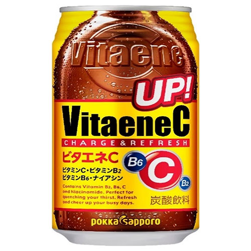 ポッカサッポロ ビタエネC 350ml缶×24本入×(2ケース)