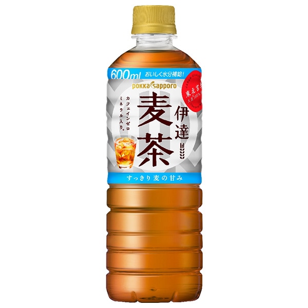 ポッカサッポロ 伊達麦茶 600mlペットボトル×24本入×(2ケース)