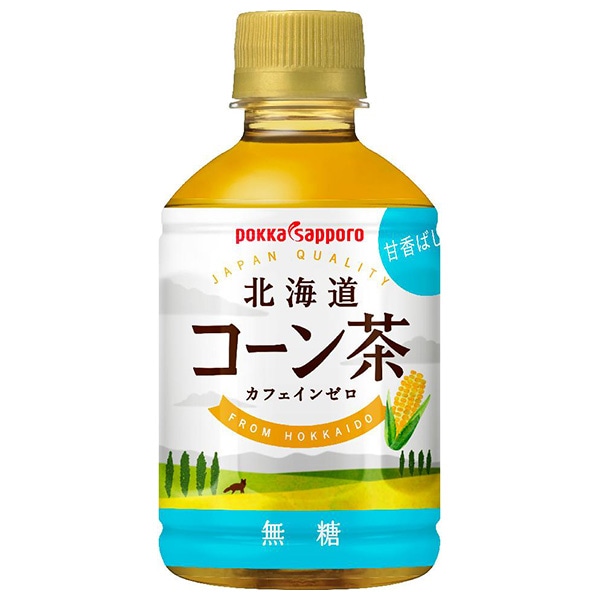 ポッカサッポロ 北海道コーン茶 HOT&COLD 275mlペットボトル×24本入×(2ケース)