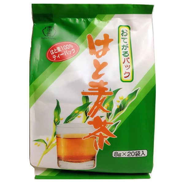 宇治の露製茶 宇治の露 お手軽はと麦茶 ティーバッグ 160g(8g×20袋)×12袋入
