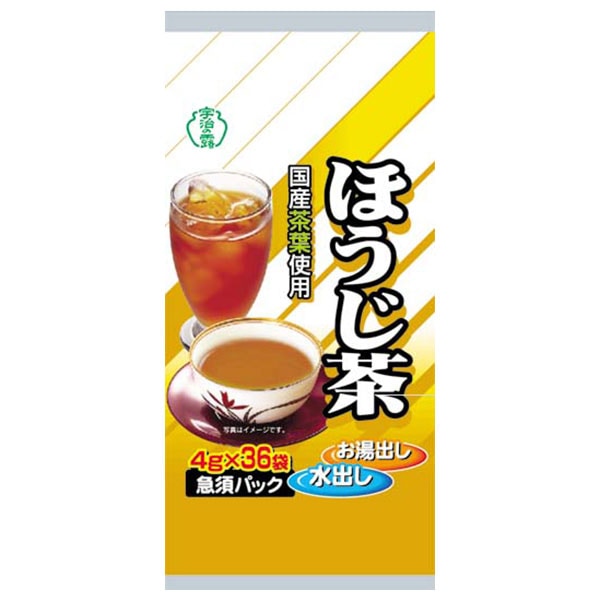 宇治の露製茶 宇治の露 ほうじ茶 ティーパック 4g×36P×12袋入×(2ケース)