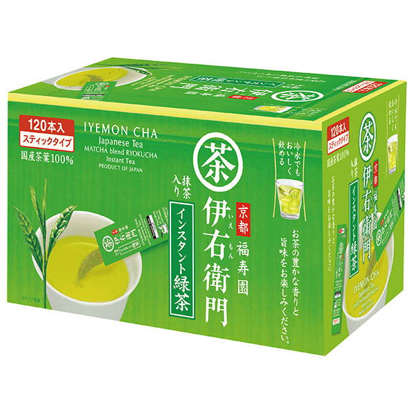 宇治の露製茶 伊右衛門 インスタント緑茶スティック 0.8g×120P×1箱入