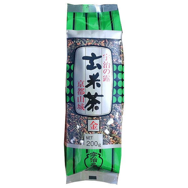 宇治の露製茶 宇治の露 玄米茶 (金) 200g×12袋入×(2ケース)