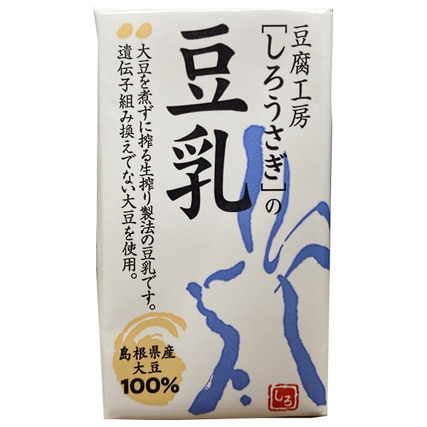 木次乳業 しろうさぎの豆乳 125ml紙パック×18本入
