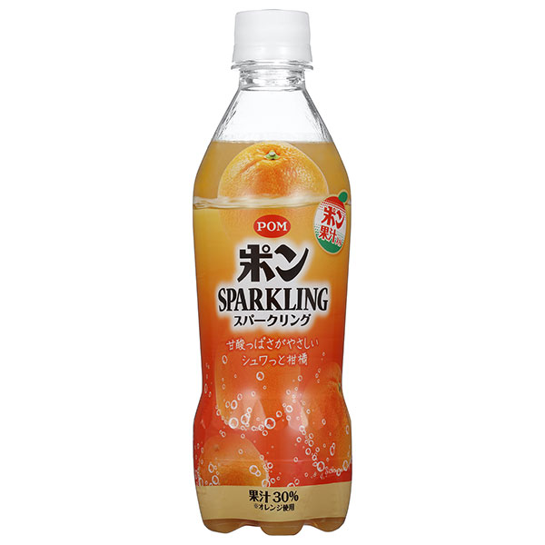 えひめ飲料 POM(ポン) スパークリング 410mlペットボトル×24本入×(2ケース)