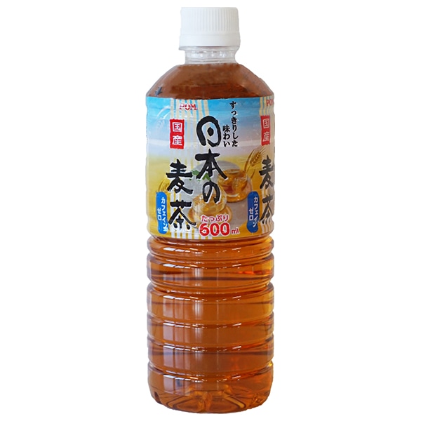 えひめ飲料 POM(ポン) 日本の麦茶 600mlペットボトル×24本入×(2ケース)