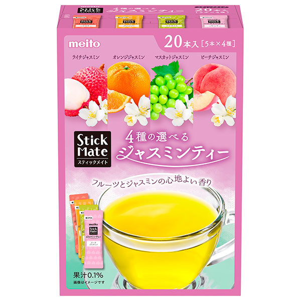 meito スティックメイト ジャスミンティー アソート 20P×6箱入