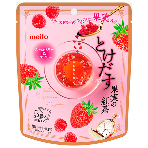 meito とけだすストロベリー&ラズベリー 5P×6袋入×(2ケース)