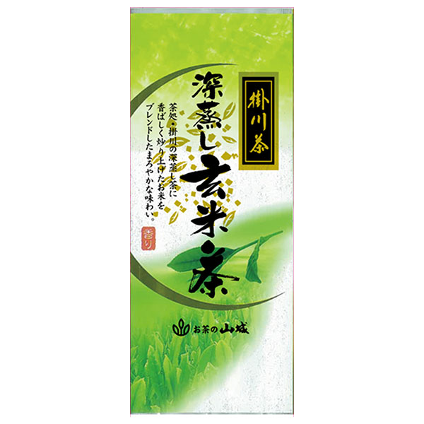 山城物産 掛川茶深蒸し 玄米茶 180g×20袋入