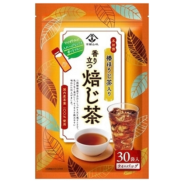 山城物産 茶師撰・香り立つ焙じ茶 ティーバッグ 90g(30袋)×20袋入