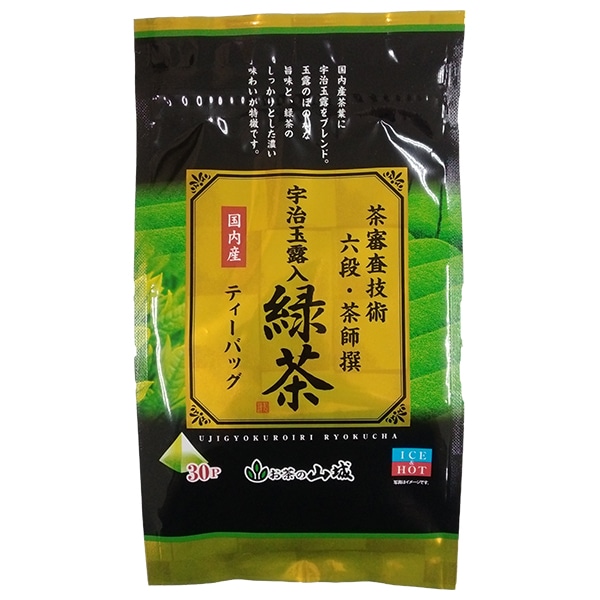 山城物産 茶師撰・宇治玉露入り緑茶 (4g×30p)×12袋入