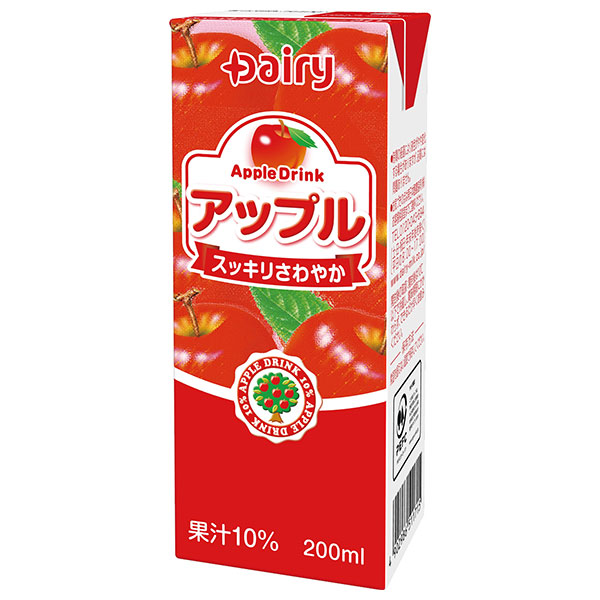 南日本酪農協同 デーリィ アップル 200ml紙パック×24本入