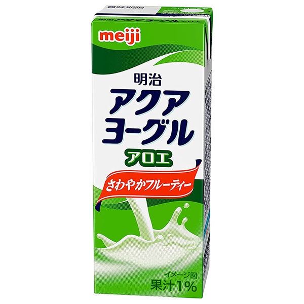明治 アクアヨーグル アロエ 200ml紙パック×24本入 メーカー 問屋直送