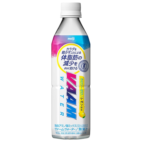明治 ヴァームウォーター レモン風味【特定保健用食品 特保】 500mlペットボトル×24本入