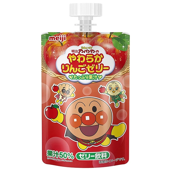 明治 それいけ!アンパンマンのやわらかりんごゼリー 100g×36本入 メーカー 問屋直送