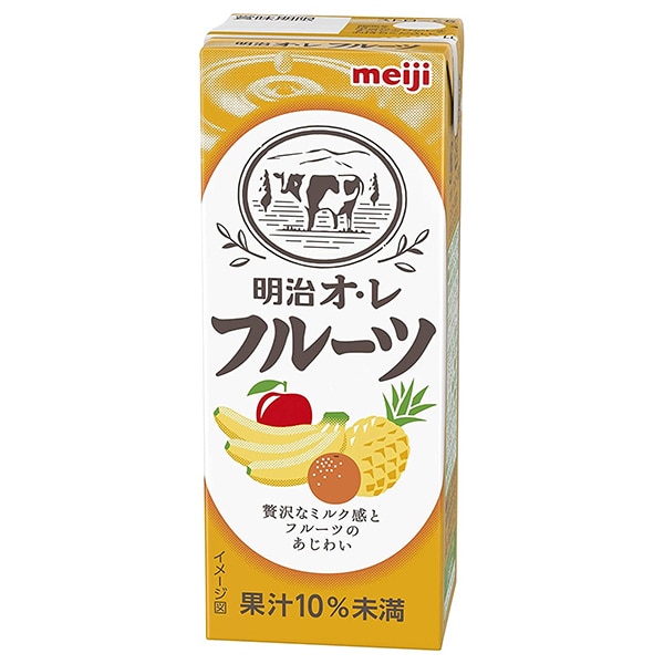 明治 オ・レ フルーツ 200ml紙パック×24本入 メーカー 問屋直送
