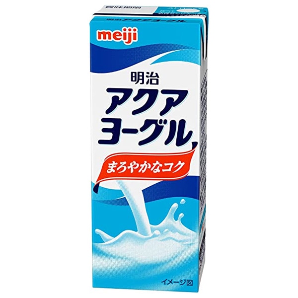 明治 アクアヨーグル 200ml紙パック×24本入×(2ケース) メーカー 問屋直送