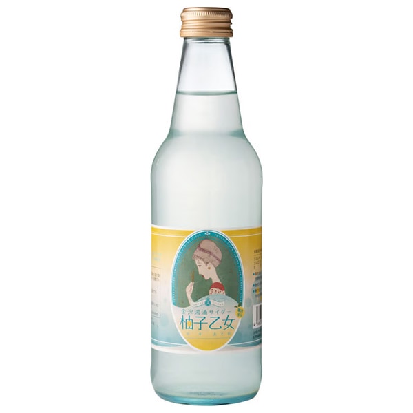 Ante(アンテ) 金沢湯涌サイダー 柚子乙女 340ml瓶×24本入×(2ケース)