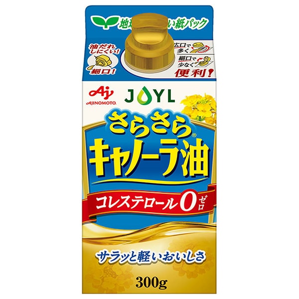 J-オイルミルズ AJINOMOTO さらさらキャノーラ油 300g×6本入