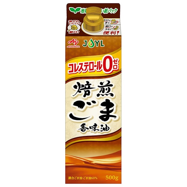 J-オイルミルズ AJINOMOTO 焙煎ごま香味油 500g×6本入