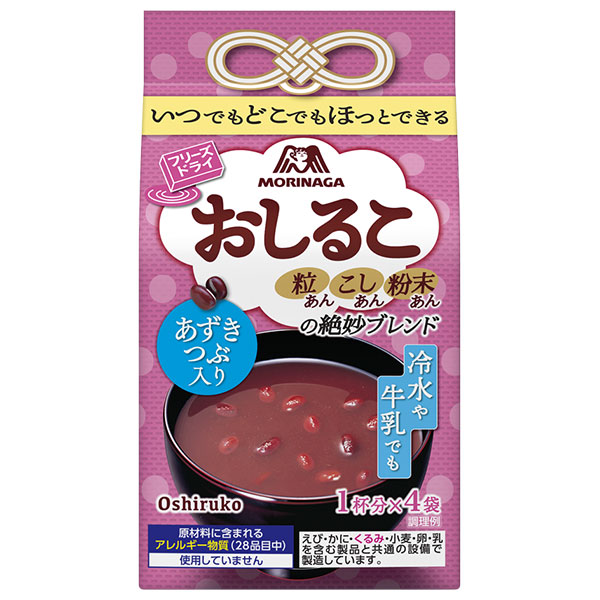 森永製菓 おしるこ 72g(18g×4袋)×20袋入×(2ケース)