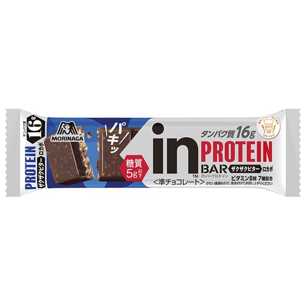 森永製菓 inバー プロテイン ザクザクビター 12本入