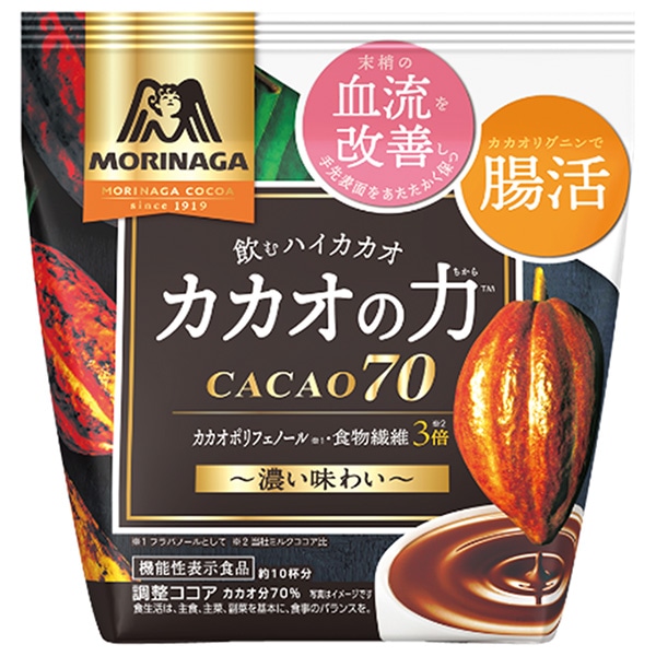 森永製菓 カカオの力 CACAO(カカオ)70 200g×24(12×2)袋入×(2ケース)