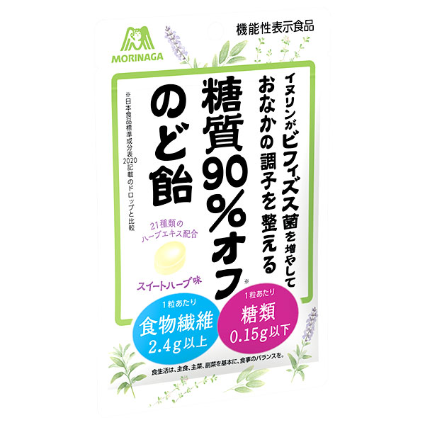 森永製菓 糖質90%オフのど飴 58g×7袋入×(2ケース)
