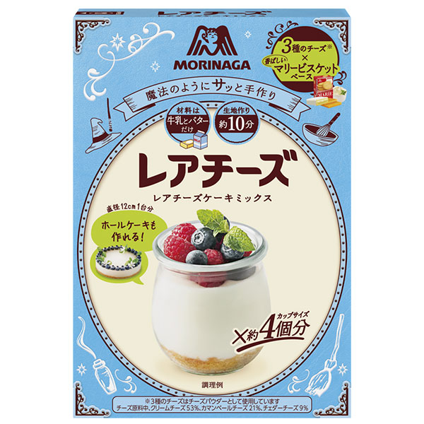 森永製菓 レアチーズケーキミックス 90g×30箱入×(2ケース)