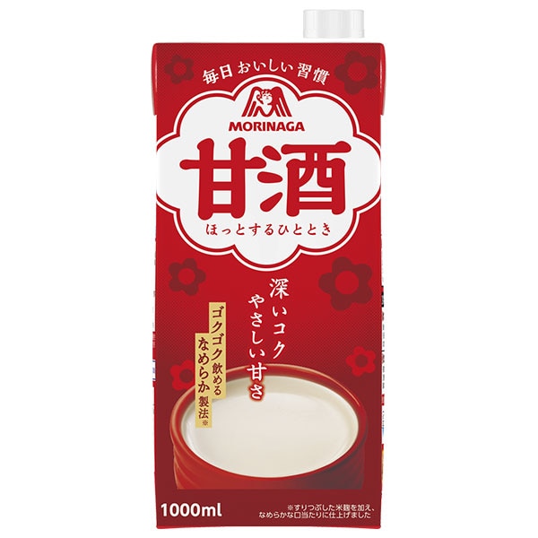 森永製菓 甘酒 1000ml紙パック×6本入