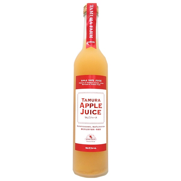 タムラファーム 酸化防止剤不使用 プレミアム りんごジュース 500ml瓶×12本入×(2ケース)