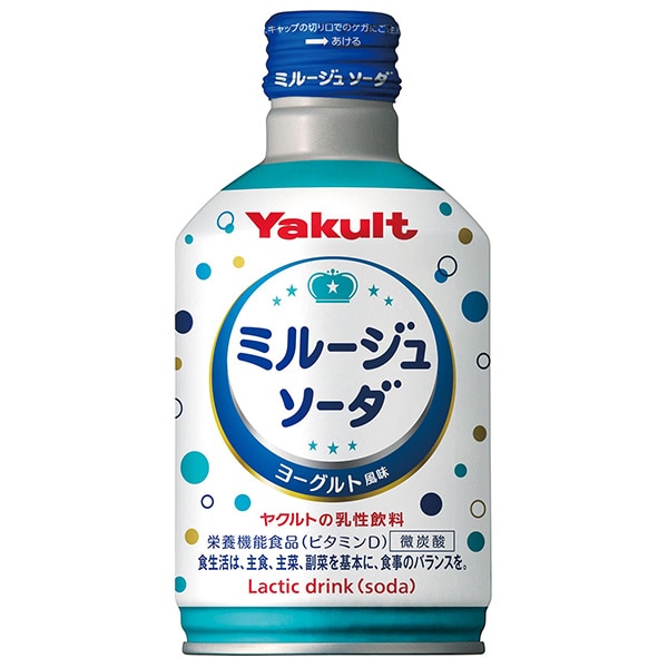 ヤクルト ミルージュ ソーダ 300mlボトル缶×24本入