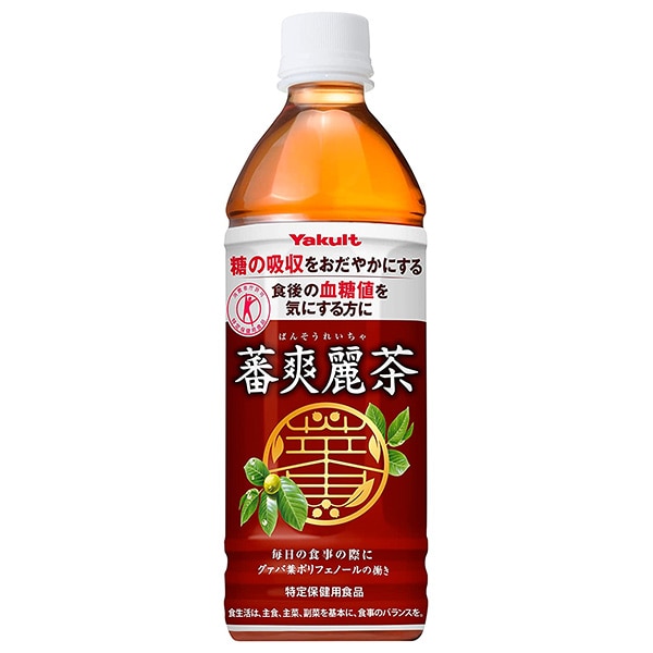 ヤクルト 蕃爽麗茶(ばんそうれいちゃ)【特定保健用食品 特保】 500mlペットボトル×24本入