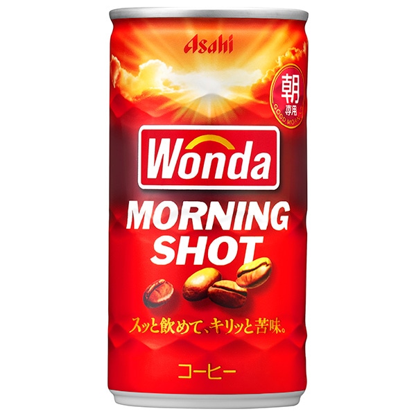 アサヒ飲料 WONDA(ワンダ) モーニングショット 185g缶×30本入×(2ケース)