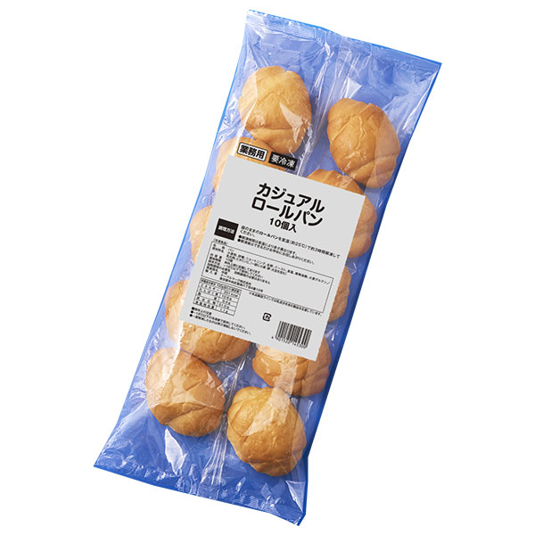 テーブルマーク カジュアルロールパン 10個×8袋入 冷凍商品