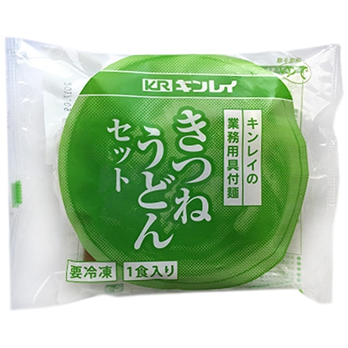 【冷凍】キンレイ きつねうどんセット 業務用具付麺 269g×10袋入 冷凍商品